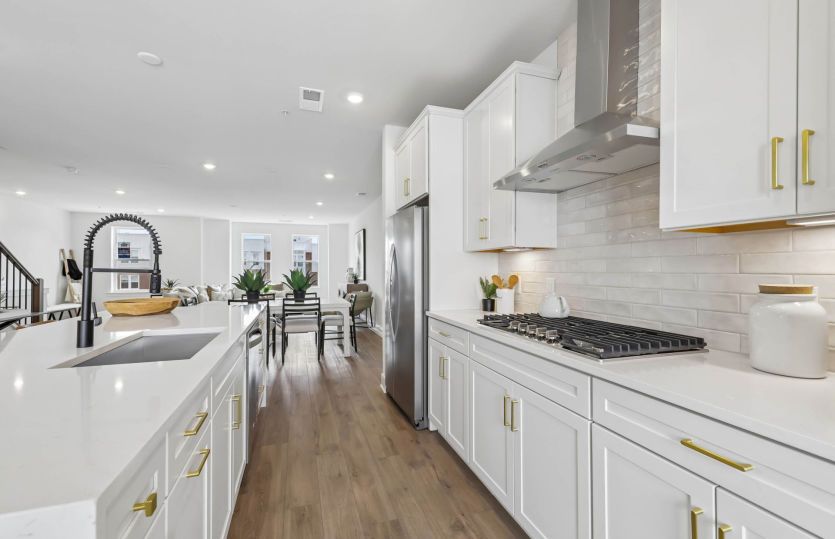 Gourmet Kitchen with Stainless Steel Appliances - Actual Home