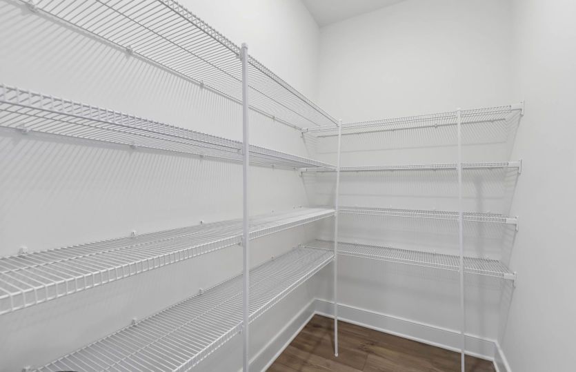 Pantry off the Gourmet Kitchen - Actual Home