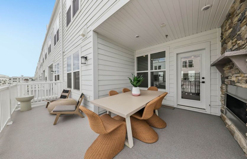 Covered Terrace off the Kitchen - Actual Home