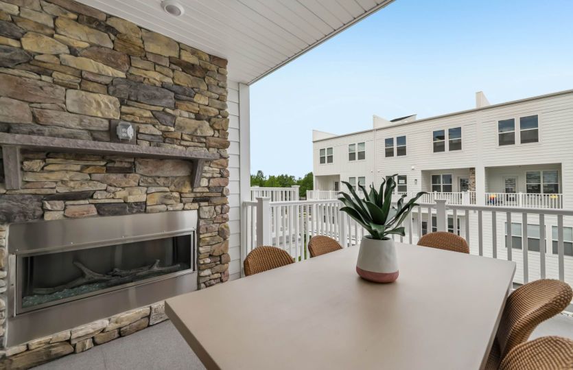 Covered Terrace off the Kitchen - Actual Home