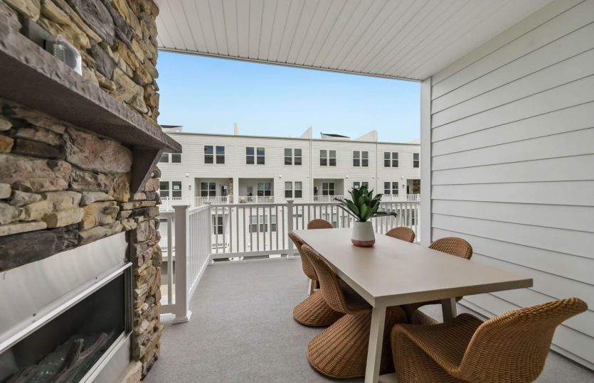 Covered Terrace off the Kitchen - Actual Home