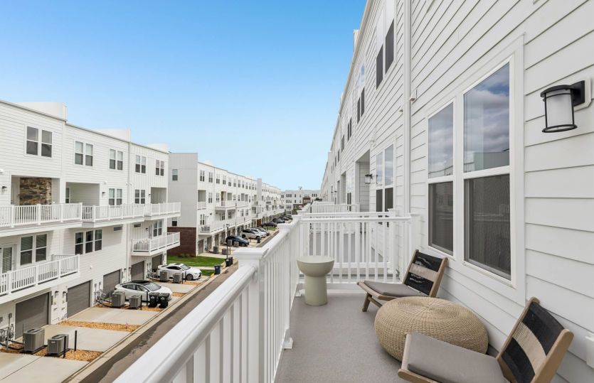 Deck off the Covered Terrace - Actual Home