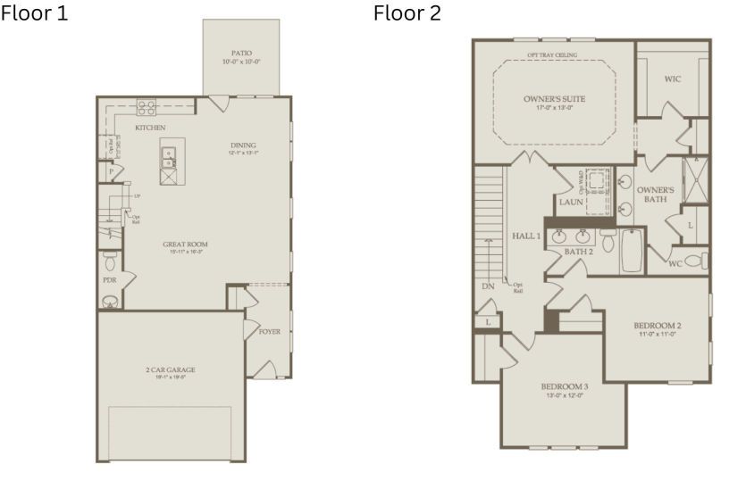 Floor Plan Level 1 & Level 2