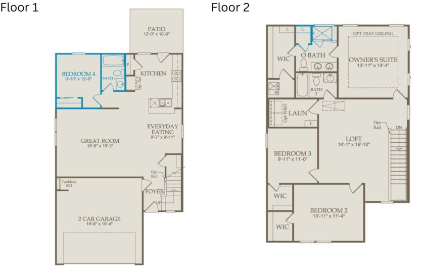 Floor Plan Level 1 & Level 2