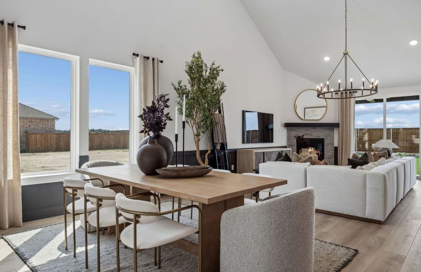 View of open living areas