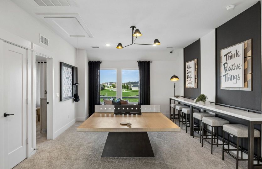 Game room on second floor