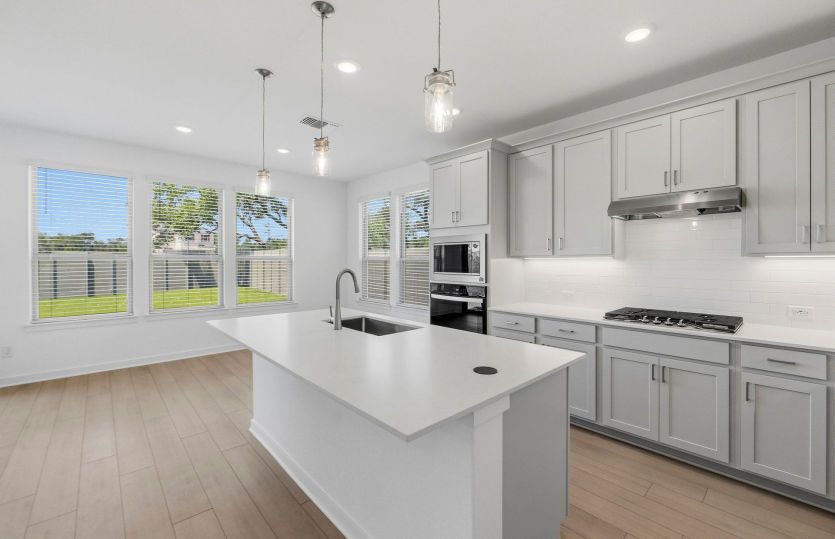 Kitchen Open to the Dining Area