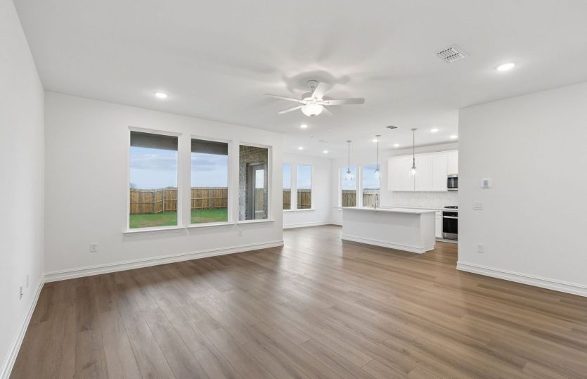 Open concept throughout home