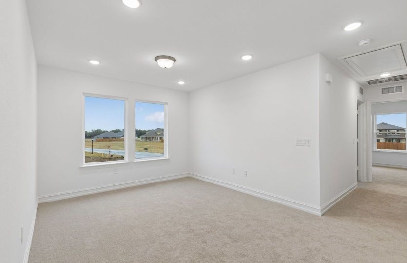Loft on second level