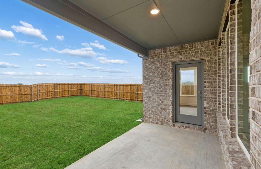 Covered patio