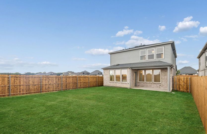 Large fenced-in yard
