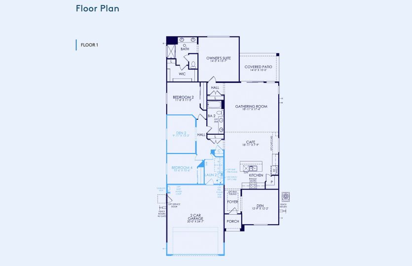 Barletta Floor Plan, Quick Move-In Home, Floor 1