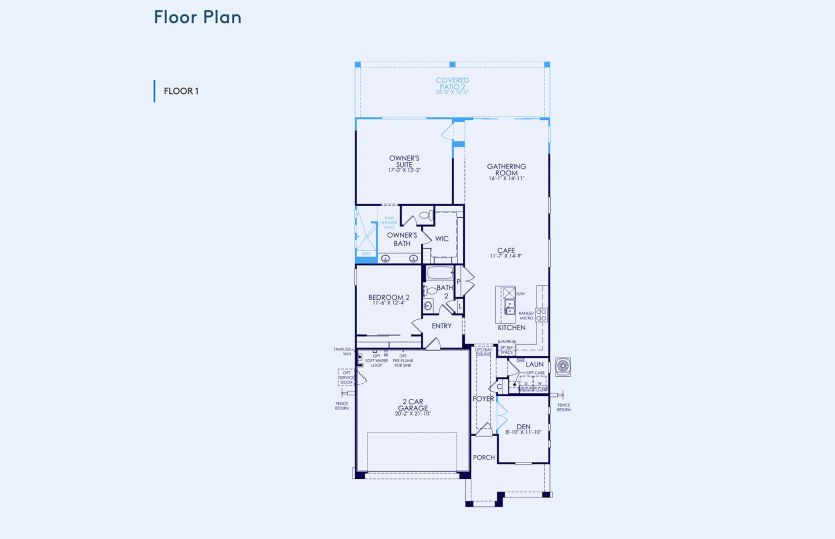 Solitude Floor Plan, Quick Move-In Home, Floor 1