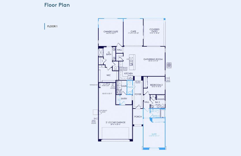 Acerra Floor Plan, Quick Move-In Home, Floor 1