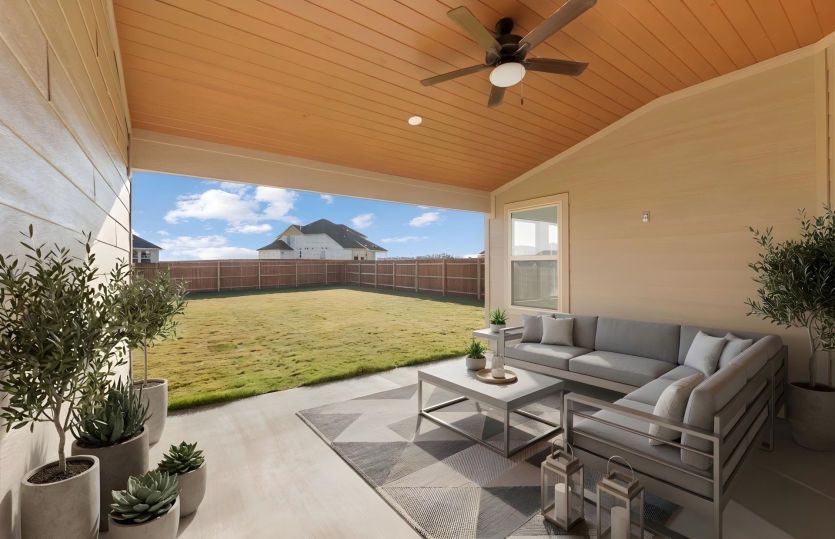 Covered Back Patio