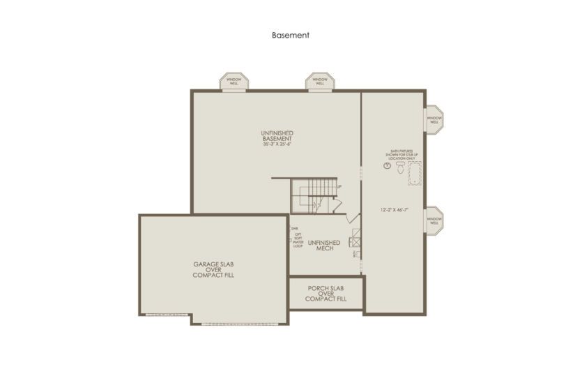 Unfinished basement
