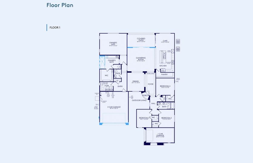 Catalina Floor Plan, Quick Move-In Home, Floor 1