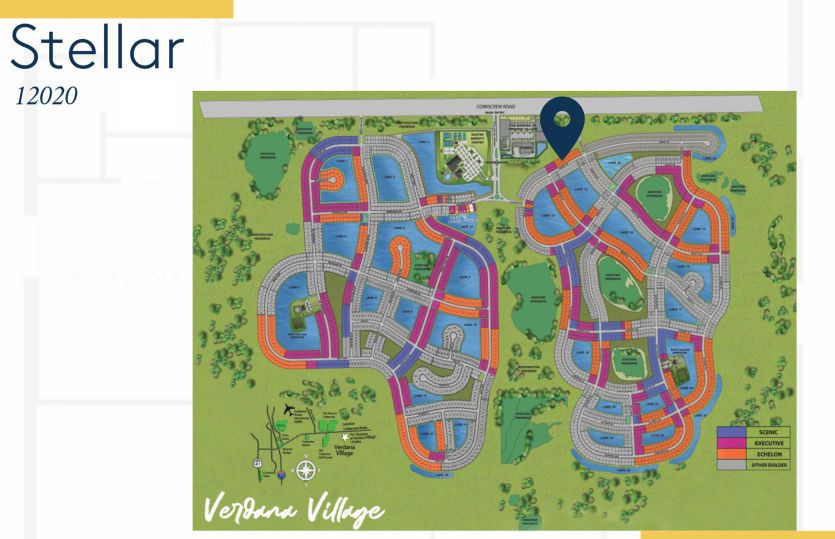 Location of this home within Verdana Village