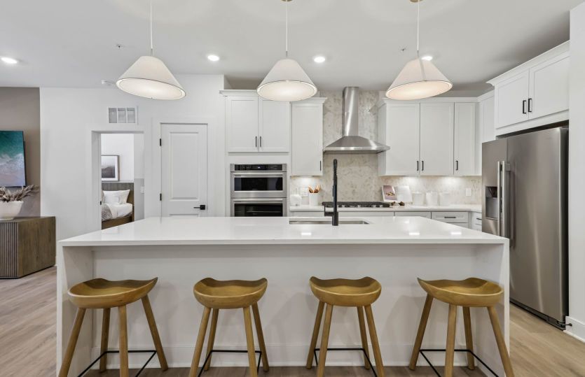 Gourmet Kitchen with Optional Cascade Island