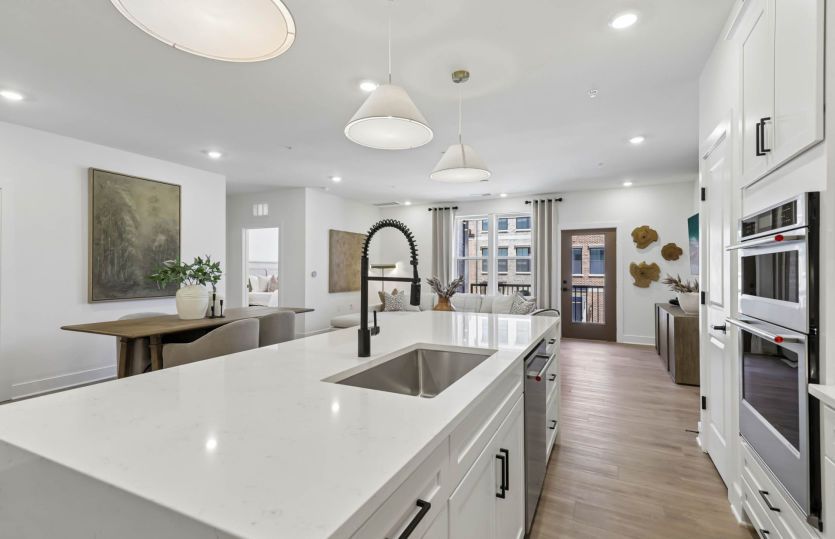 Gourmet Kitchen with Stainless Steel Appliances