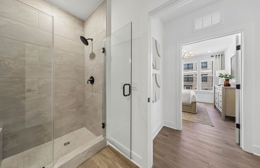 Owner's Suite with Frameless Glass Shower