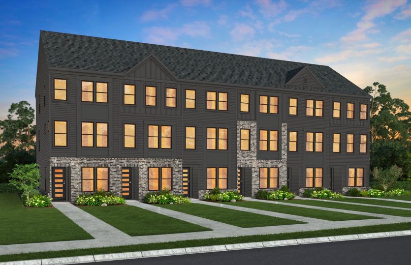 Iron Gray Townhome Rendering