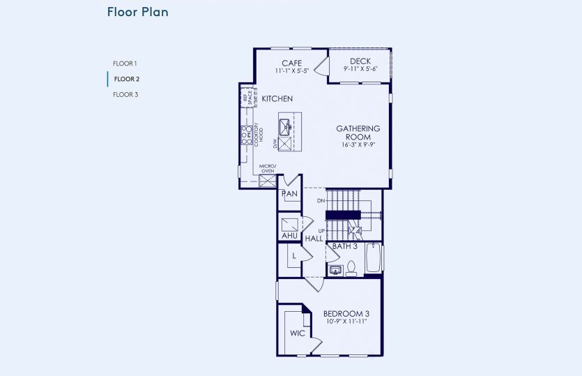 Plan 1 Floor Plan, Quick Move-In Home, Floor 2