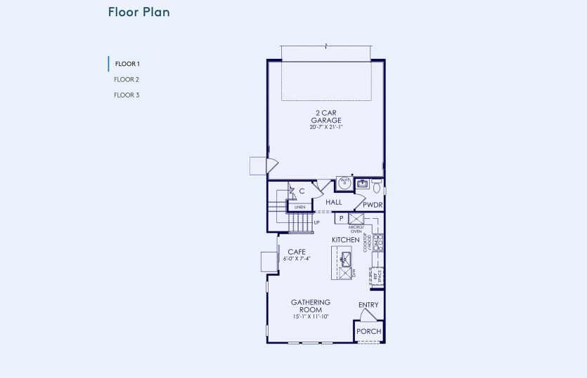 Plan 1 Floor Plan, Quick Move-In Home, Floor 1