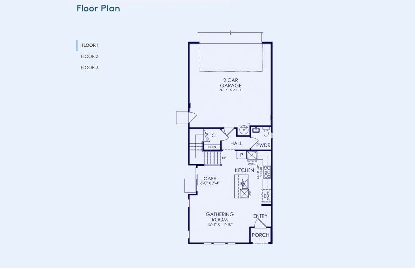 Plan 1 Floor Plan, Quick Move-In Home, Floor 1