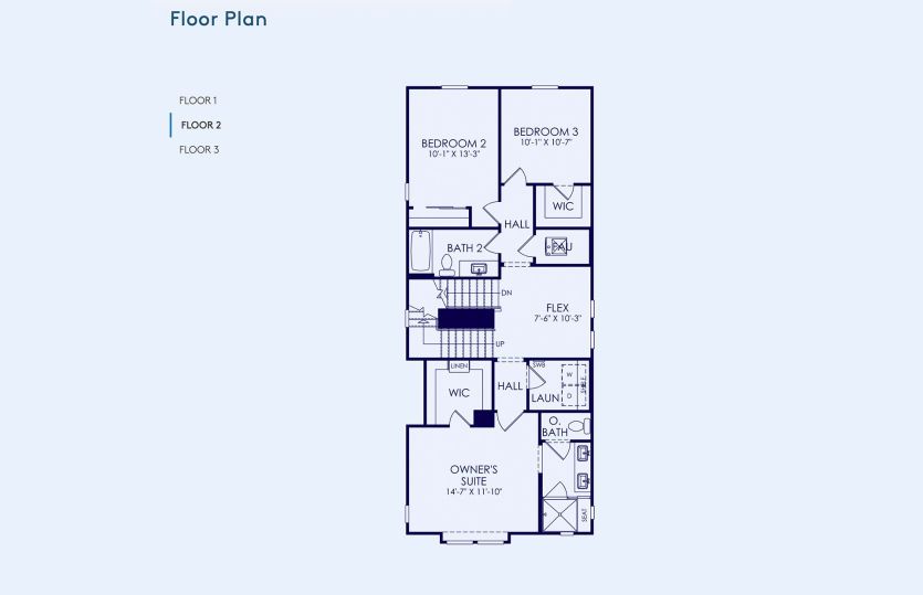 Plan 1 Floor Plan, Quick Move-In Home, Floor 2