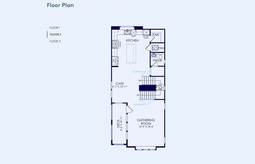 Plan 2 Floor Plan, Quick Move-In Home, Floor 2