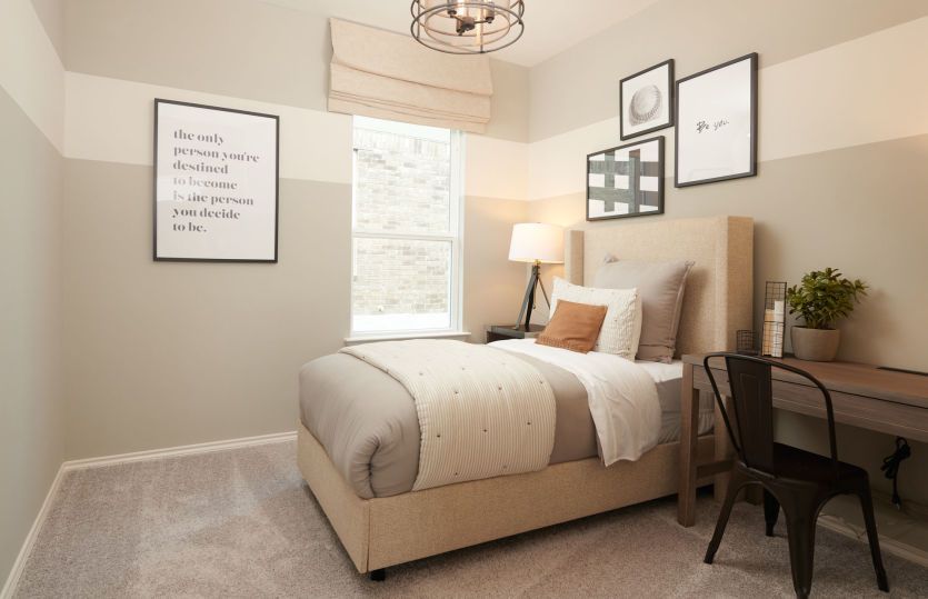 Hewitt Model Home- Secondary Bedroom