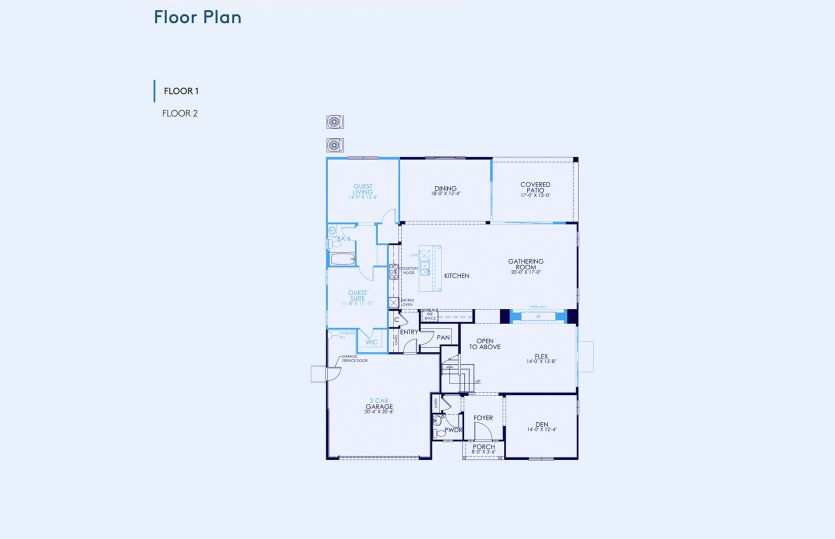 Rome Floor Plan, Quick Move-In Home, Floor 1