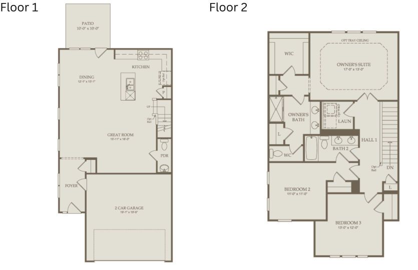 Floor Plan Level 1 & Level 2