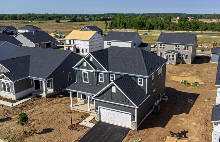 Aerial View of the Home