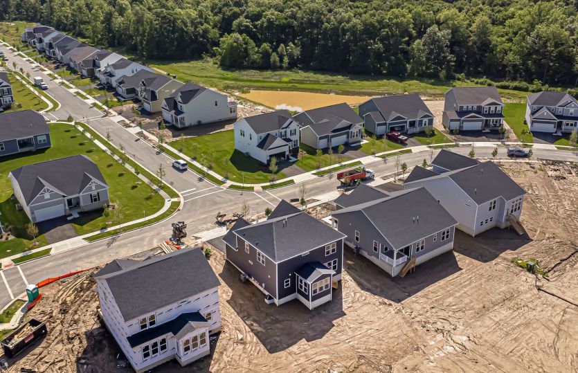 Aerial View of the Home