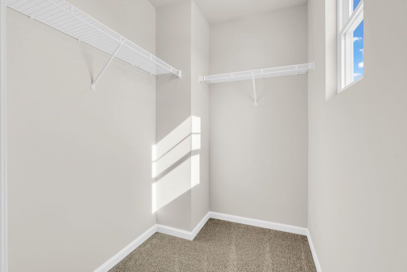 Spacious Closets