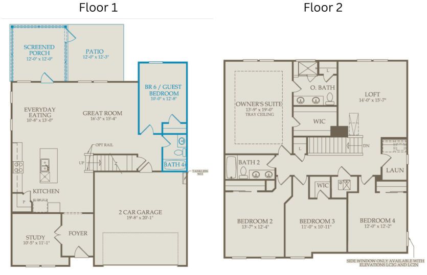 Floor Plan Level 1 & Level 2