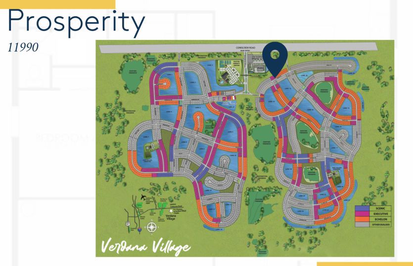 Location of this home within Verdana Village