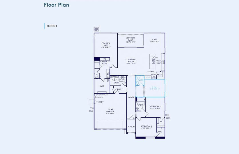 Stella Floor Plan, Quick Move-In Home, Floor 1