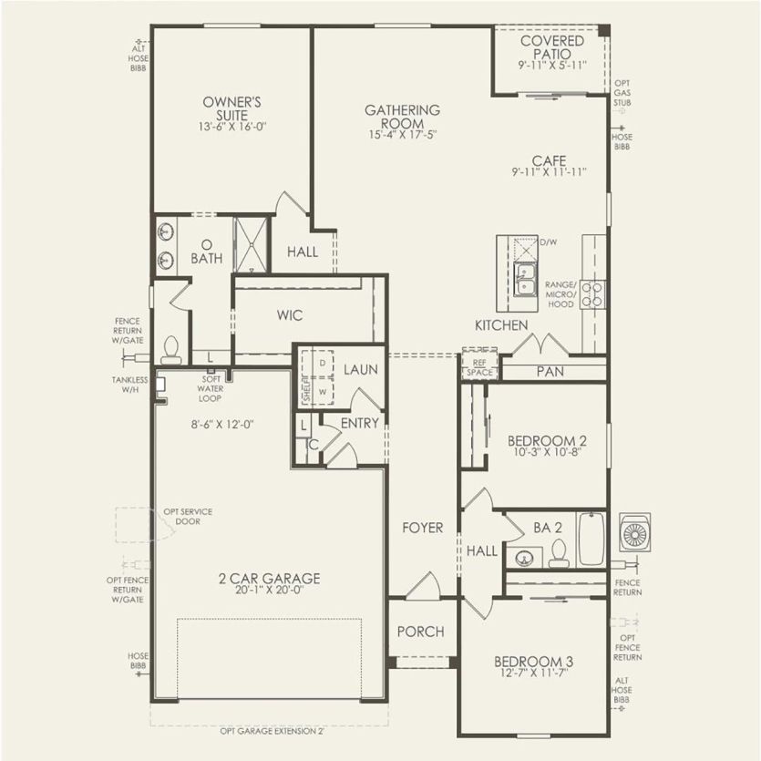 First Floor 3 br / 2 ba