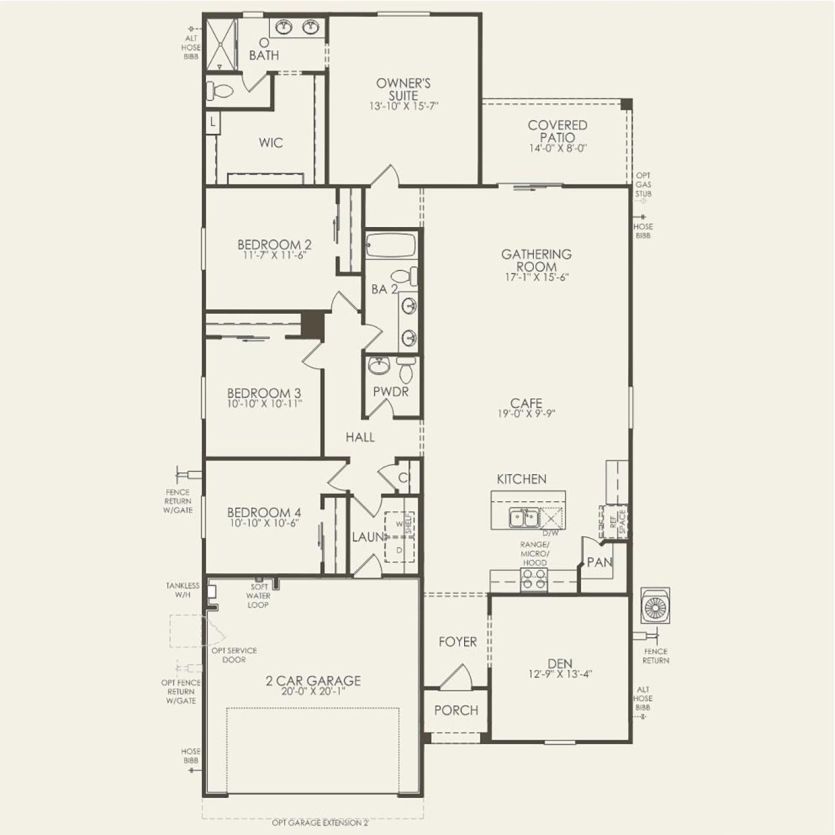 First Floor 4 br / 2.5 ba