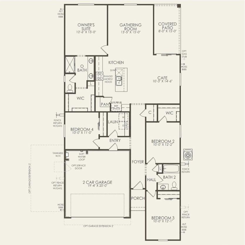 First Floor 4 br / 2 ba