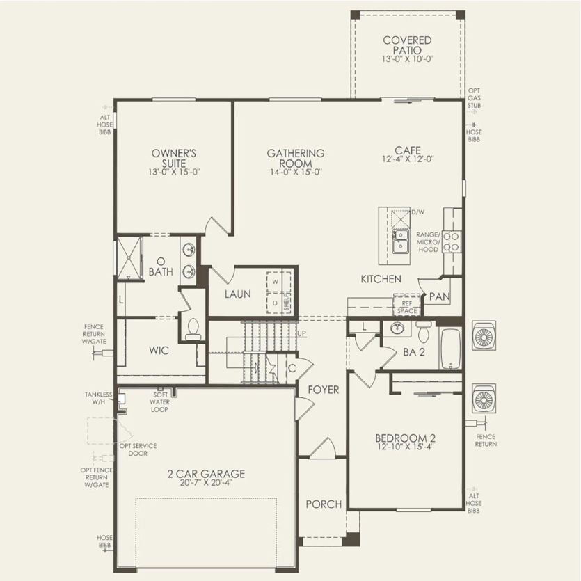 First Floor 5 br / 3 ba