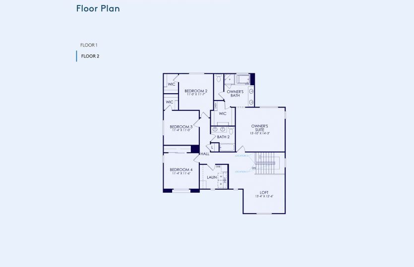Brinnon Floor Plan, Quick Move-In Home, Floor 2
