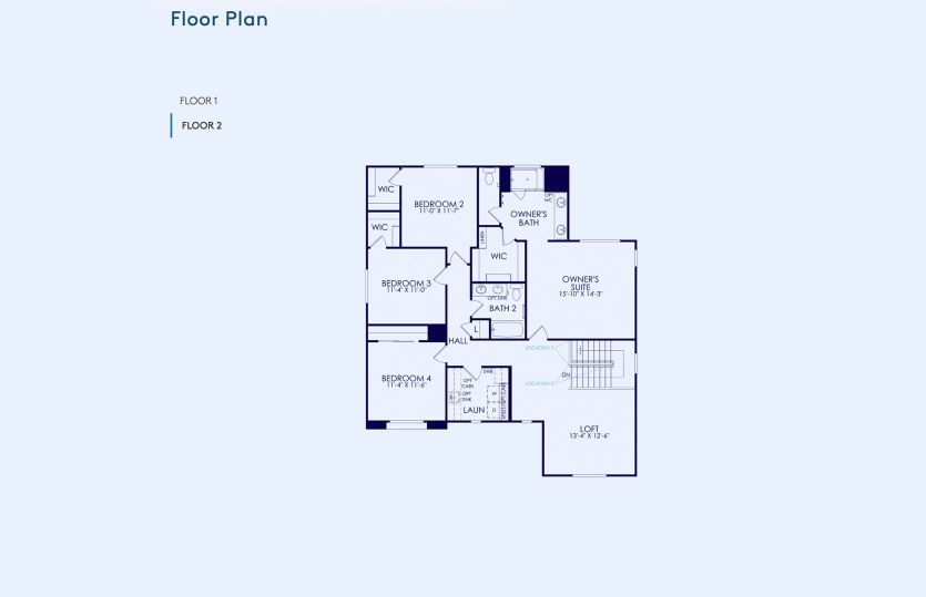 Brinnon Floor Plan, Quick Move-In Home, Floor 2