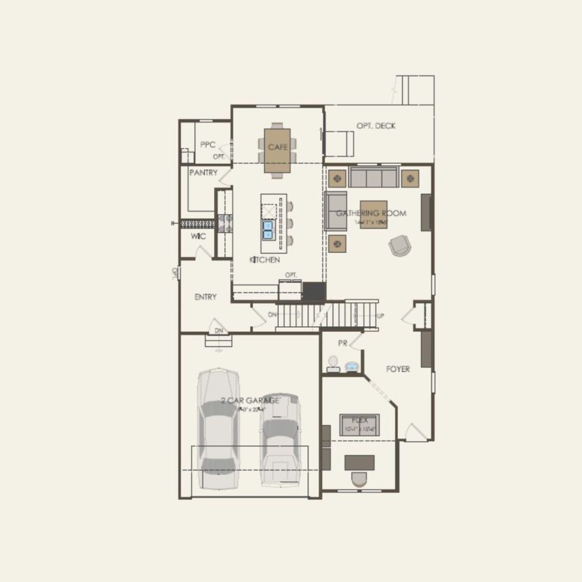 First Floor 4 br / 2.5 ba
