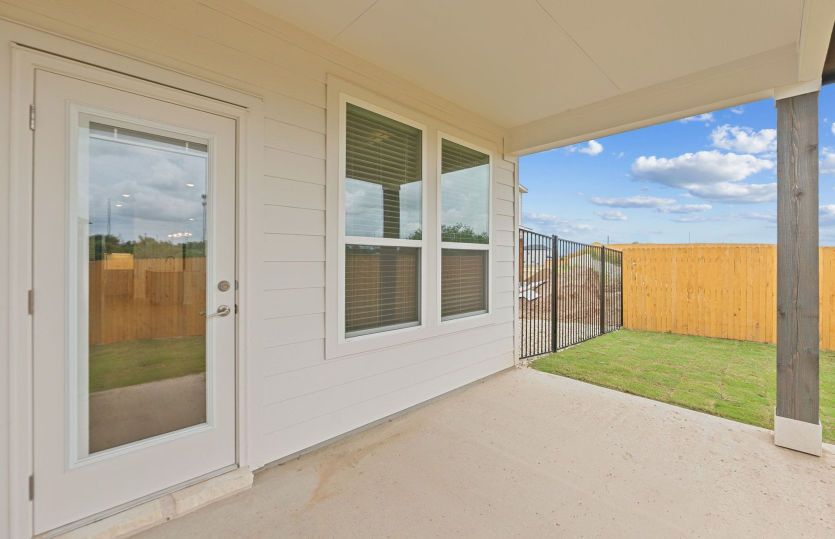 Covered Back Patio