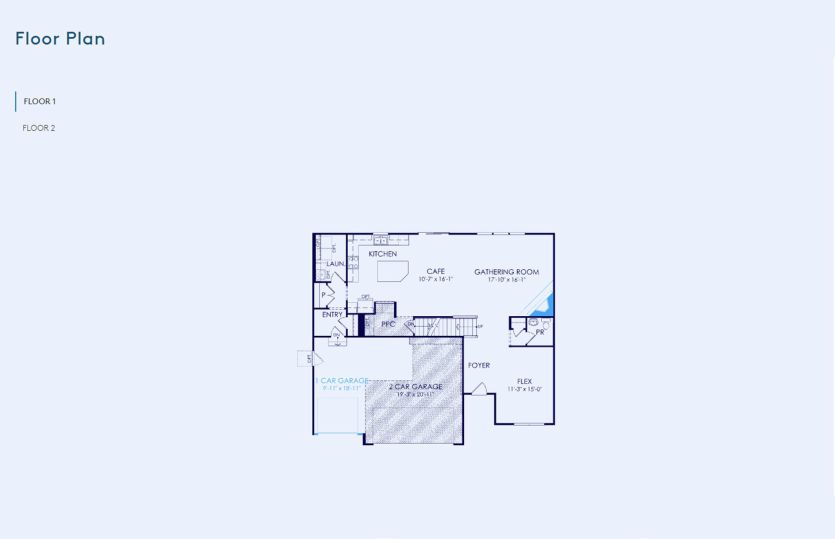 Greenfield Floor Plan, Quick Move-in Home, Floor 1