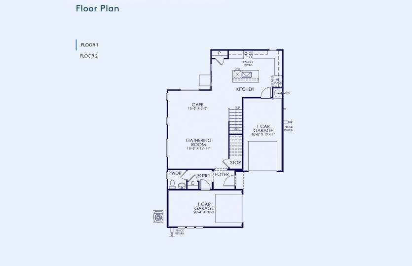 Plan 4 Floor Plan, Quick Move-In Home, Floor 1